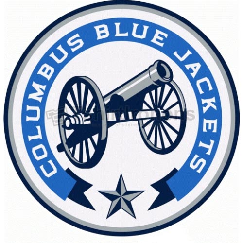 Columbus Blue Jackets T-shirts Iron On Transfers N129 - Click Image to Close